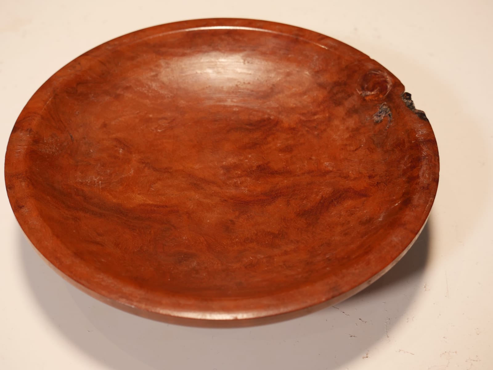 Turned Redgum burl bowl