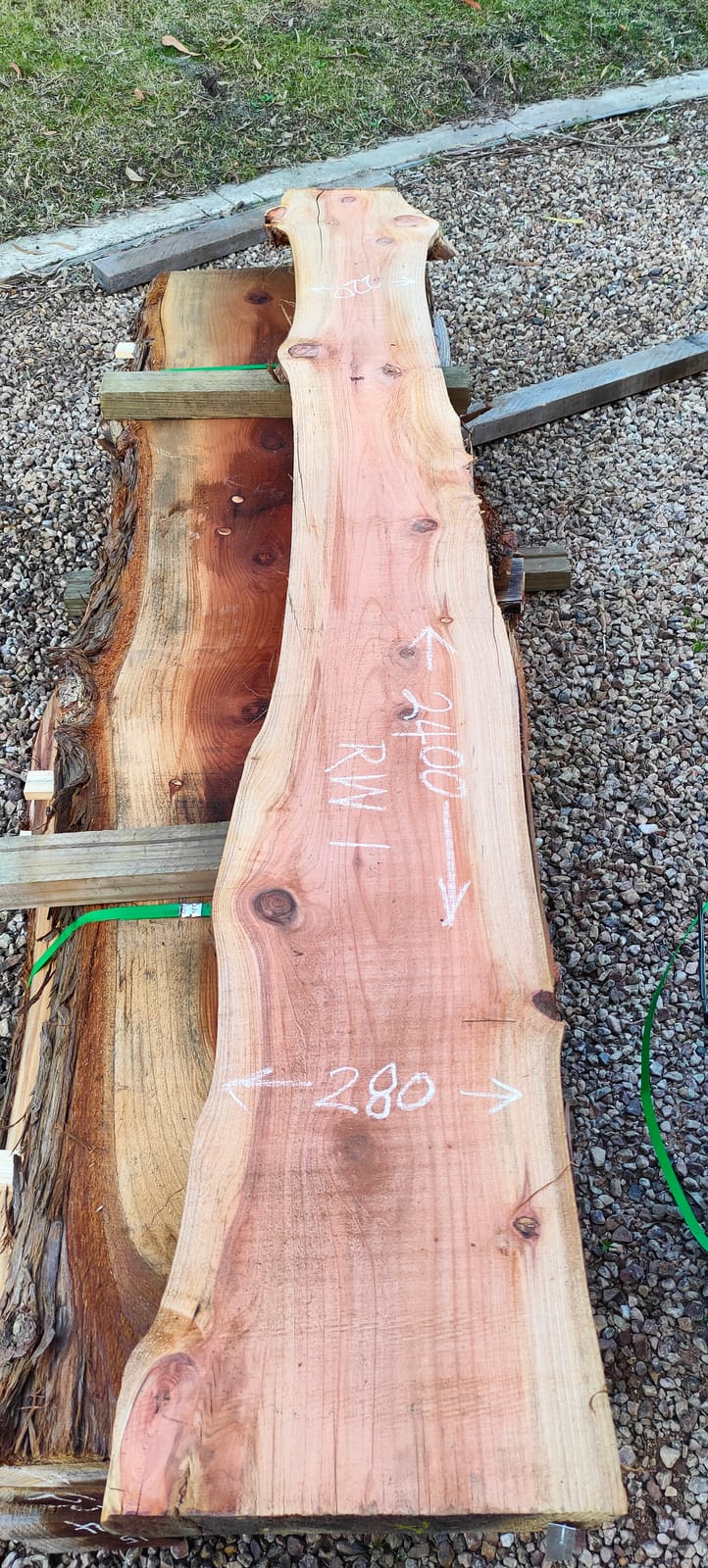 Redwood timber slab RW1