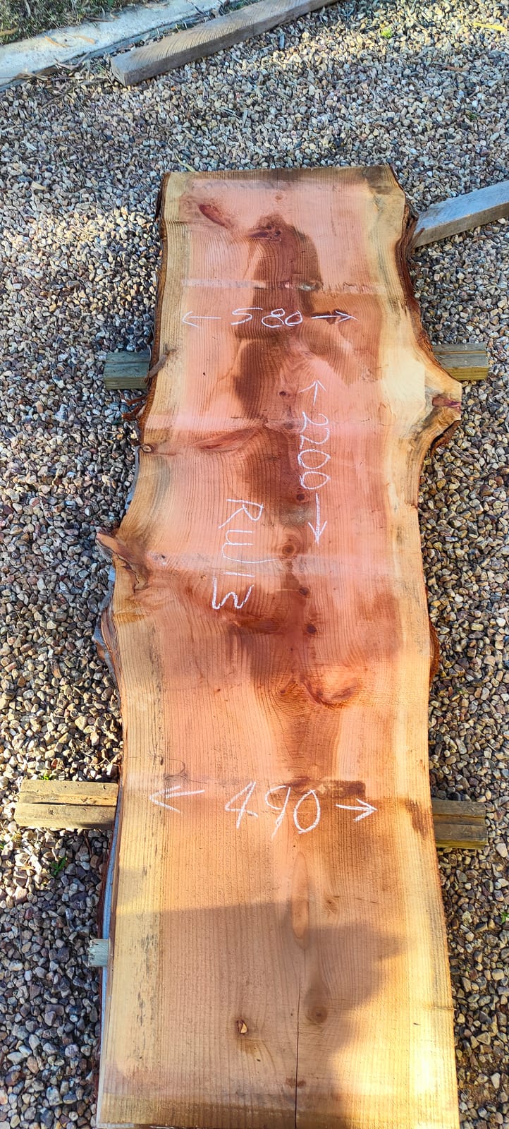 Redwood timber slab RW13