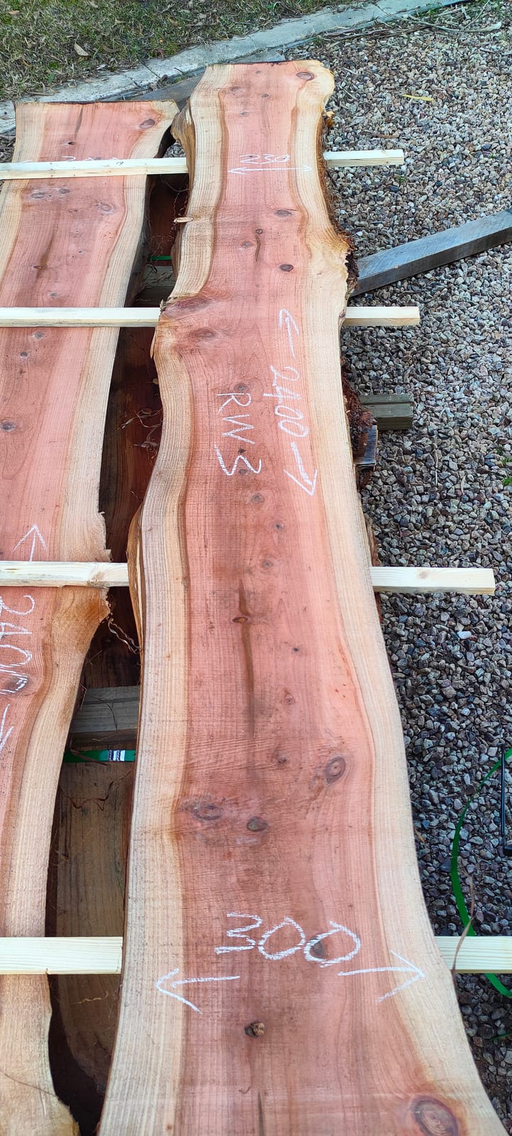 Redwood timber slab RW3