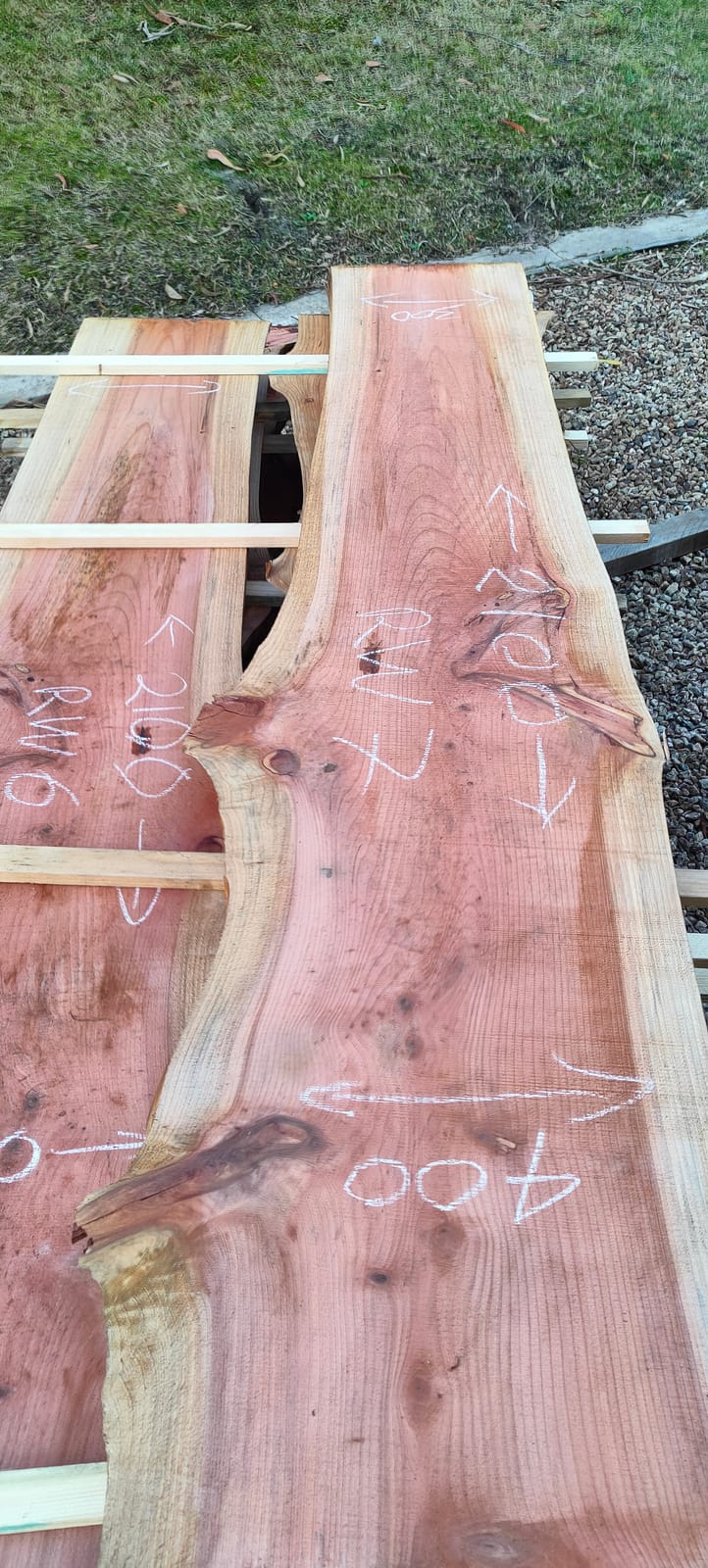 Redwood timber slab RW7