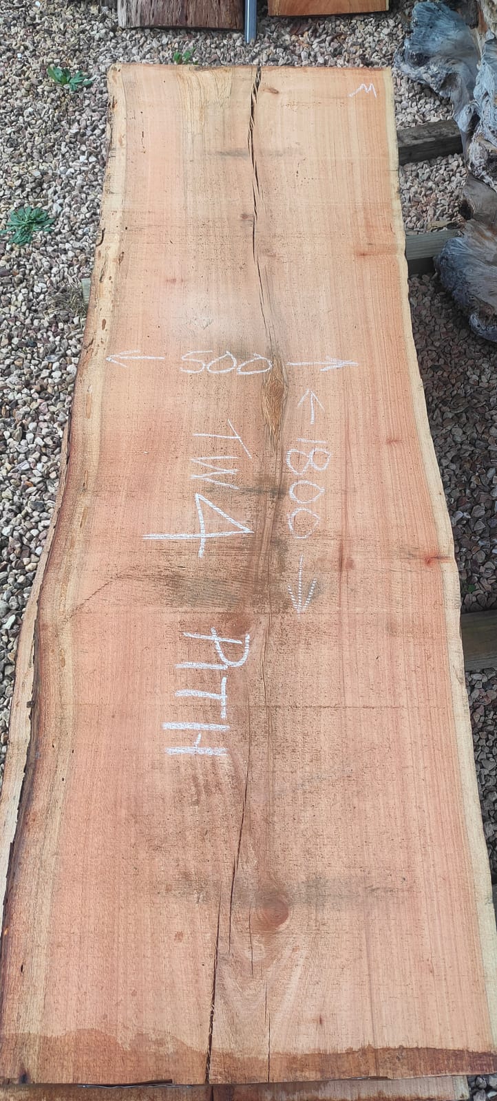 Tasmanian Wattle timber slab TW4